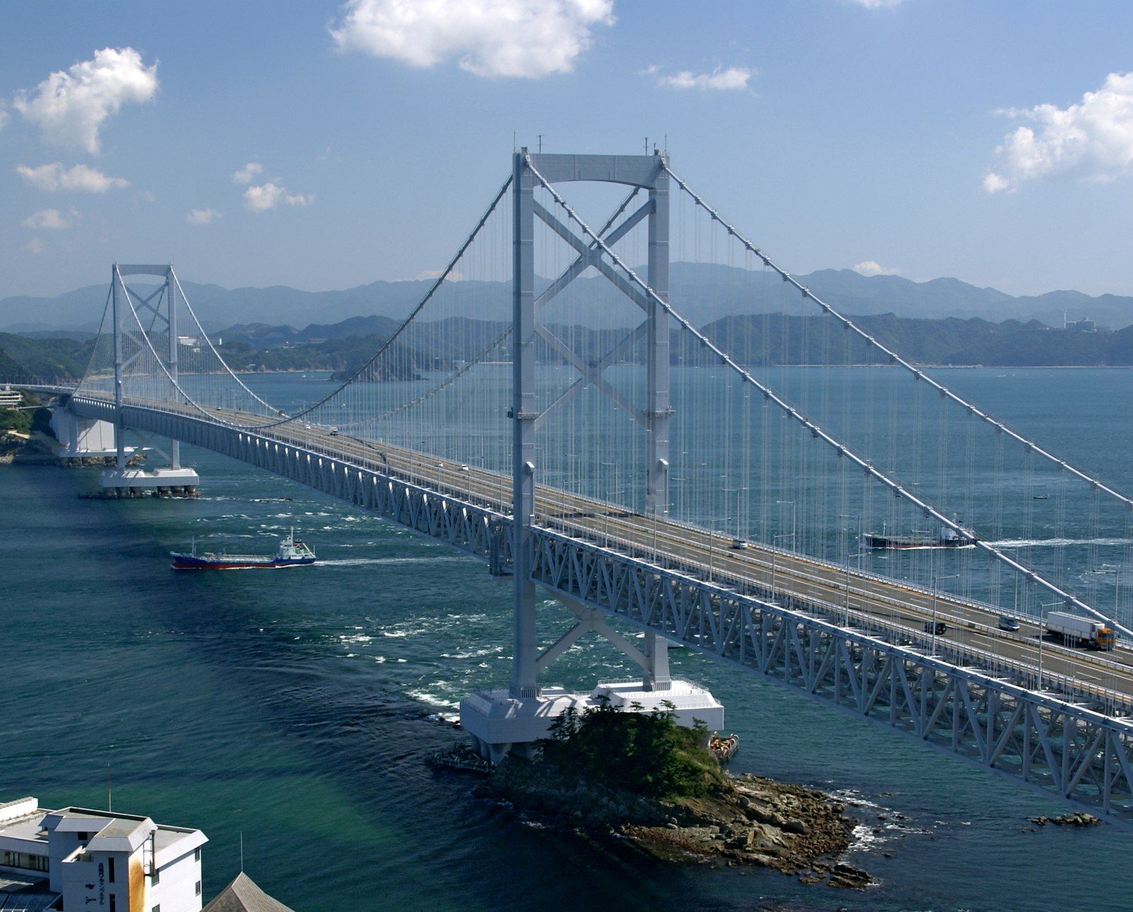 淡路島と四国を結ぶ大鳴門橋